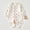 White, variant on Rvasteizo Little Girl Romper Solid Long Sleeve Seamless Bodysuit for Newborn Babies Aged 3-12 Months Summer Soft Wearing