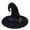 Purple, variant on Deeceymbur Handcrafted Witch Hat Adjustable Chin Strap Unisex Adult Festival Collectible 15.35x17.32in