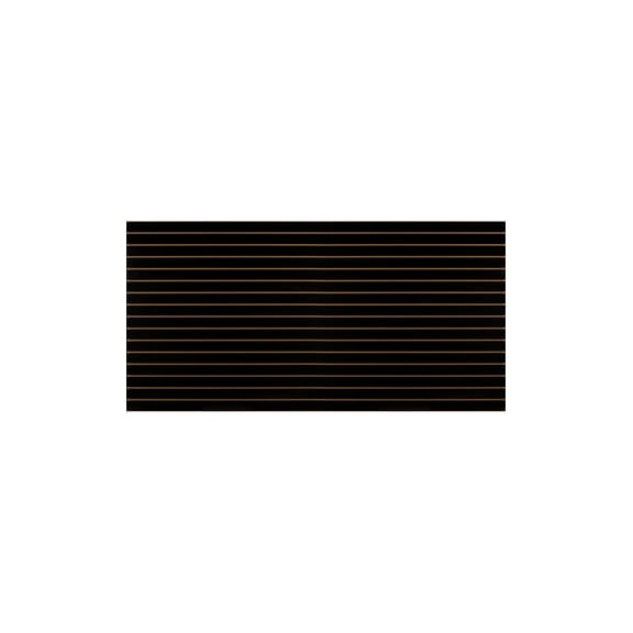 SSWBasics 4 Foot x 8 Foot Horizontal Black Slatwall Panel - Sturdy Black Slatwall Paneling - Durable Slatwall Panels for Organized Display - Premium Slatwall Panel for Retail and Home Use