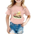thumbnail image 5 of LRen Easter T Shirts for Kids Girls Cute Bunny Eggs Prints Short Sleeve T Shirt Top Soft Easter Day Funny Tees Easter Gifts for Toddlers, 5 of 5