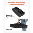thumbnail image 6 of KFFKFF Backdrop Support, 7 x 10 ft Modifiable Picture Backdrop Support Kit, Transportable Backdrop Support with Wheels, Robust Mobile Projector Screen Support, for Matrimony, Photography Studio, 6 of 9
