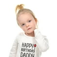 thumbnail image 2 of Tstars Boys Unisex Birthday Gifts for Dad Baby Boy Happy Birthday Daddy Cute Infant Dad's Gift B Day Birthday Party Baby Long Sleeve Bodysuit, 2 of 6
