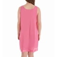 thumbnail image 6 of Exquisite Form 30107 Nylon Tricot Sleeveless Short Knee Length Nightgown, 6 of 6