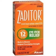 Zaditor Antihistamine Eye Drops 0.17 fl oz (5 ml) Pack of 3
