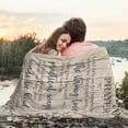thumbnail image 3 of Yibo Christmas Wedding Gifts for Couples Blanket Flannel Soft and Comfortable Anti-static Bed Sofa Blanket, 3 of 7