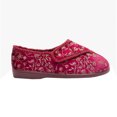 thumbnail image 3 of Zedzzz Womens Janice Touch Fastening Floral Slippers, 3 of 5