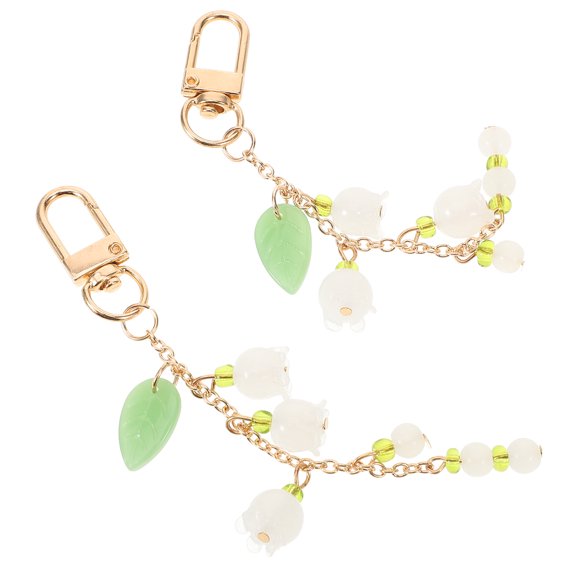 Hemoton  2 Pcs Keychains for Backpacks Decorative Bag Pendant Women Man