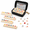 4 Players, variant on 4 Players Classic Rummy Cube Tile Game with Wooden Racks and Storage Case