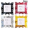 thumbnail image 2 of Coofit 4PCS Interrupteur d'Éclairage Autocollant Miroir Effet Mur Sticker Décoration Murale Interrupteur Décor, 2 of 8