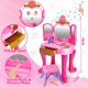 thumbnail image 3 of Set de maquillaje Vanity AugToy Magic para niños pequeños con espejo y silla, 3 of 6