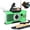 Green, variant on Emergency Weather Radio with AM/FM/WB, 10000mWh Portable Power Bank, 3 Charging Modes,USB, Solar & Hand Crank, Waterproof Flashlight & LED Reading Light, SOS Alarm for Camping, Hurricane