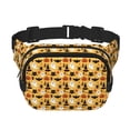thumbnail image 1 of Easygdp Halloween Ghost Pumpkin Fanny Packs para Mujeres y Hombres, Bolsa de Cinturón, Bolsos de Cruz para Trabajo/Correr/Senderismo, 1 of 9