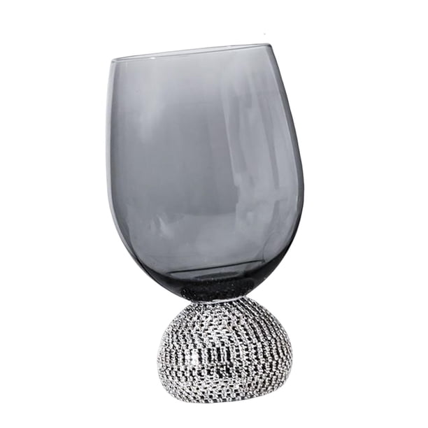 Cristal Gris, Estilo Vintage, Ligero Multiusos, Práctico, Resistente, Cristal Vintage, para Bebidas, Té de Uso Diario 480ml Macarena Copa de jugo