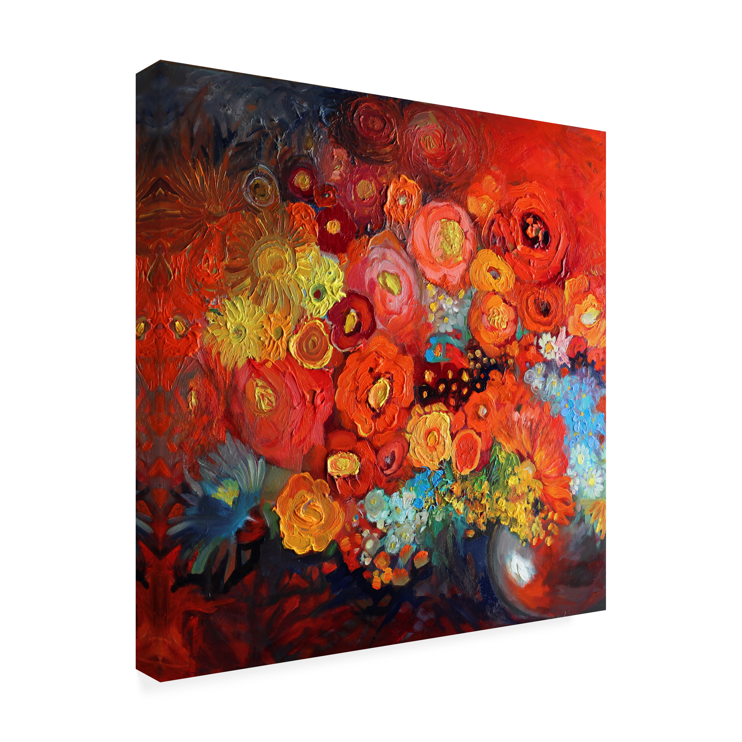 Trademark Fine Art 'Red Nature Morte' Canvas Art by Oxana Ziaka