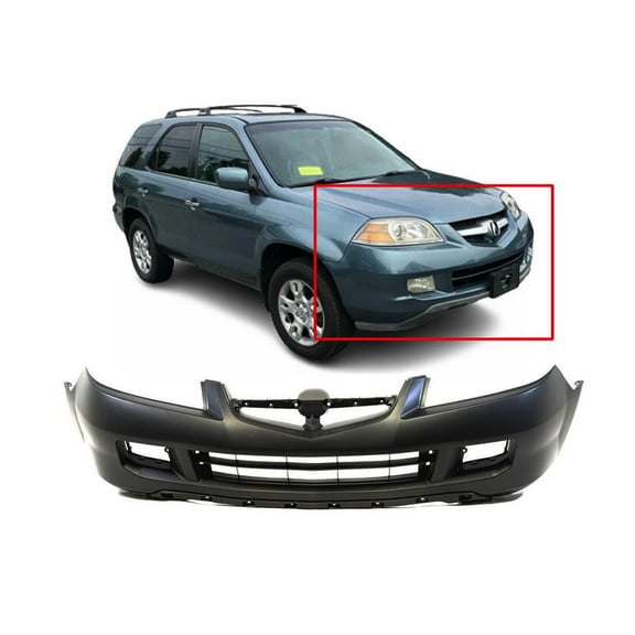 DCP Front Bumper Cover For 2004-2006 Acura MDX W/Fog Light Holes Primed AC1000150
