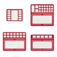 thumbnail image 3 of GUOOL Bead Mats Bead Design Boards for DIY Hobbies Jewelry Making Necklaces Making Red, 3 of 7