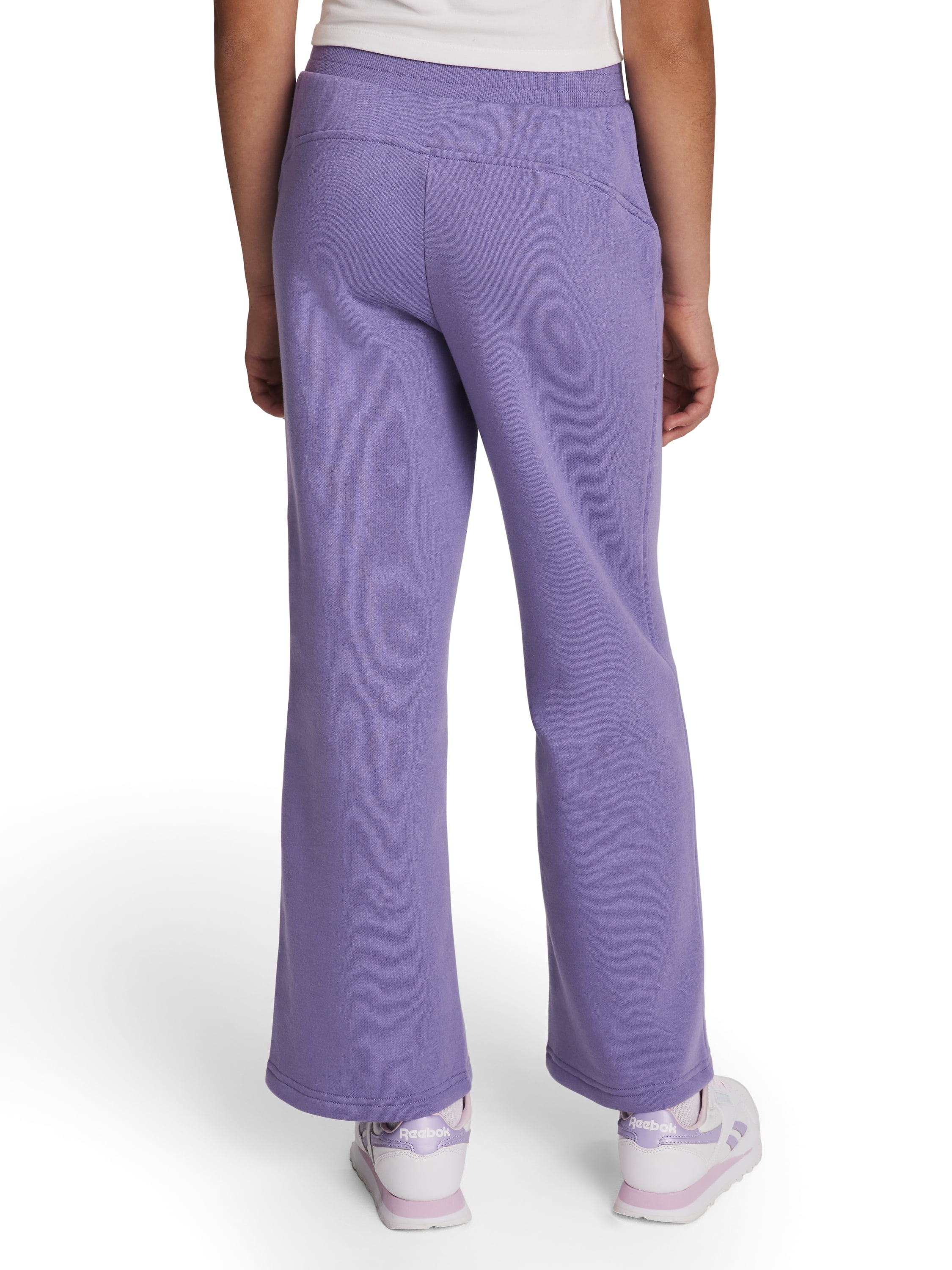 Reebok Girl's Game Day Fleece High Waisted Puddle Pant, Sizes 4-18