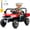 Red-a, variant on Funride 24 Volt Ride on Truck, Electric Car for Kids, Power Car Wheels with Remote, Bluetooth, LED Lights, Pink