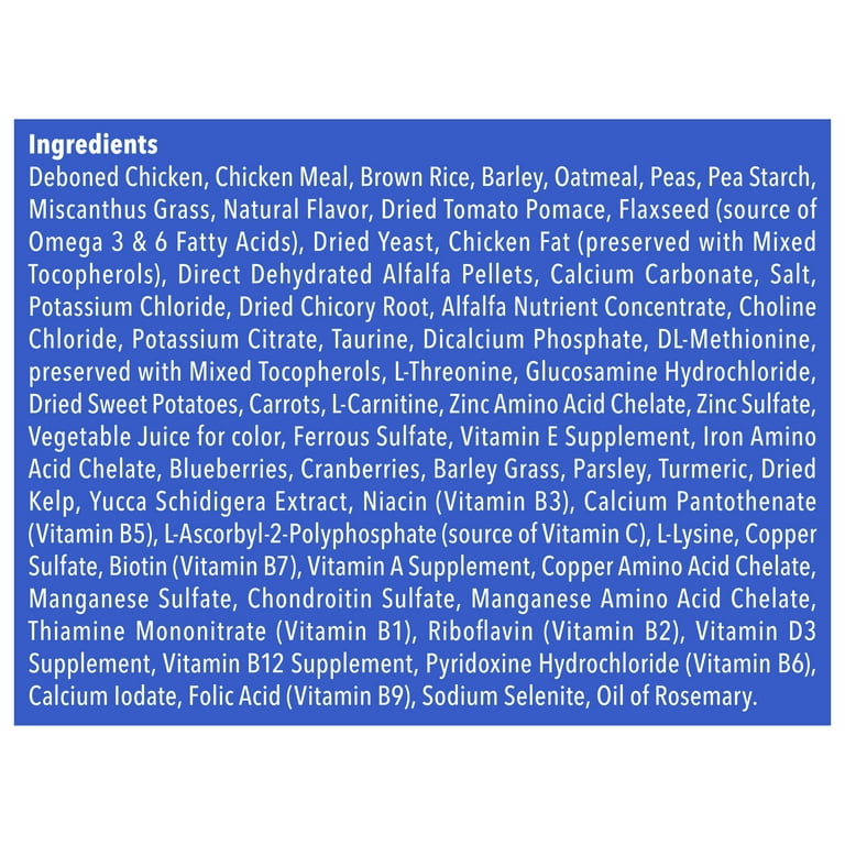Blue buffalo top healthy weight ingredients