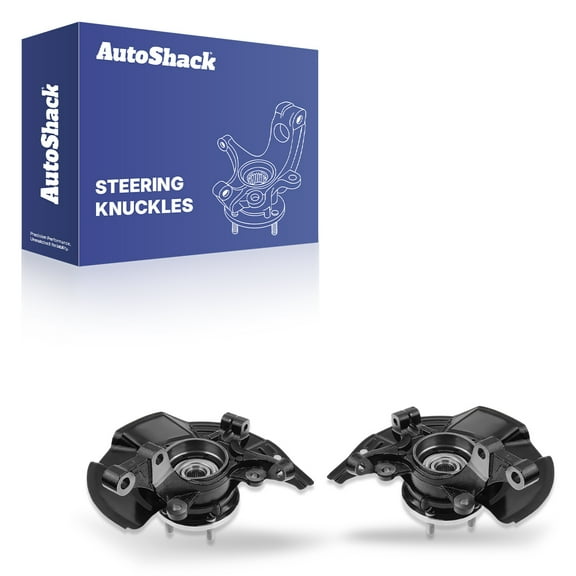 AutoShack Front Steering Knuckles & Wheel Bearing Hub Assembly Replacement for 2011 Kia Optima 2-PC Set