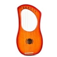 thumbnail image 1 of Arpa lira Irfora 7-String Lyre Harp Lyres de estilo antiguo Instrumento de cuerda de madera Okoume con bolsa de transporte / Juego de cuerdas extra / Llave de afinación / Paño de limpieza / 2 púas Irfora Arpa lira, 1 of 7