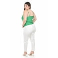 thumbnail image 3 of Top de tirantes Roman Fashion/Tallas Extras, 0424 (Verde) verde 40, 3 of 6