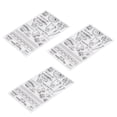 thumbnail image 2 of Clear Stamps, Widely Used Clear Pattern DIY Transparent Stamps 3Pcs Safe TPR  For Envelope ANGGREK Stamps for Card Making, 2 of 8