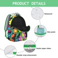 thumbnail image 4 of "Sunflower & Wildflower Backpack - Water-Resistant School Backpack for Women, College Backpack with Spacious Pockets, Floral Print Laptop Backpack for Work", 4 of 6