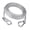 15M, variant on Portable Windproof Clothes Rope 2mm Thick Plastic Coated Steel Wire Rope Clothesline for Outdoor Camping Clothesline