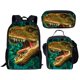 thumbnail image 1 of DOUBLEPING Niños Adolescente Jurassic World Mochila Dinosaurio Bolsa Escolar De Almuerzo Para Estuche Para Lápices Combo, 1 of 4