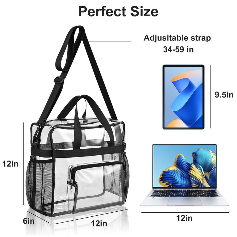 Large Clear Tote Bags for Women Travel Handbag  