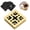 Yellow-4 Pad, variant on Cat Nail File Scratcher Box with 5 Sandpaper Pads & 4 Bell Balls, Sturdy Wood Cat Nail Scratcher to File Nails, Cat Toy Filer Toy for Treat-Motivated Cats, Included Silicone Security Rings
