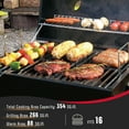 thumbnail image 4 of Feasto Portable Charcoal Grill Tabletop Grill with Cast Iron Grates and 354 Square in Cooking Area, 4 of 12