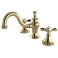 thumbnail image 3 of Kingston Brass KS7168BEX  KS7168BEX Widespread Lavatory Faucet with Brass Pop-Up, SN, 3 of 4