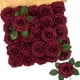 thumbnail image 1 of Flores artificiales N&T NIETING Espuma rosa de color rojo oscuro x25, 1 of 8