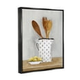 thumbnail image 3 of Stupell Industries Lemons & Utensils Kitchen Painting Food & Beverage Painting Black Floater Framed Art Print Wall Art, 3 of 6