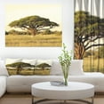 thumbnail image 1 of Acacia Tree on African Plain - Oversized African Landscape Canvas Art, 1 of 3