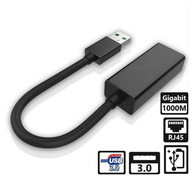  Cable Matters USB to Ethernet Adapter Supporting 10/100 Mbps  Ethernet Network in Black : Electronics
