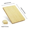 thumbnail image 5 of Makerflo Bamboo Wood Cutting Board 14 x 10 Inches - 1 Pc Ideal for Laser Engraving, 5 of 10