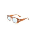 thumbnail image 6 of Rectangle Retro Oval Fashion Flat Top Sunglasses, 6 of 11