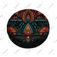 thumbnail image 5 of Abstract Colorful Tribal Totem Polyester Universal Spare Wheel Tire Cover Custom Tire-Covers for Trailer RV SUV Truck Camper, 5 of 5