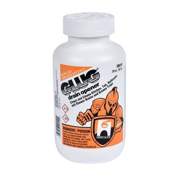 Oatey 20410 Glug Drain Opener, Grease Traps & Prevents Clogs, 20 oz (Pack of 1)