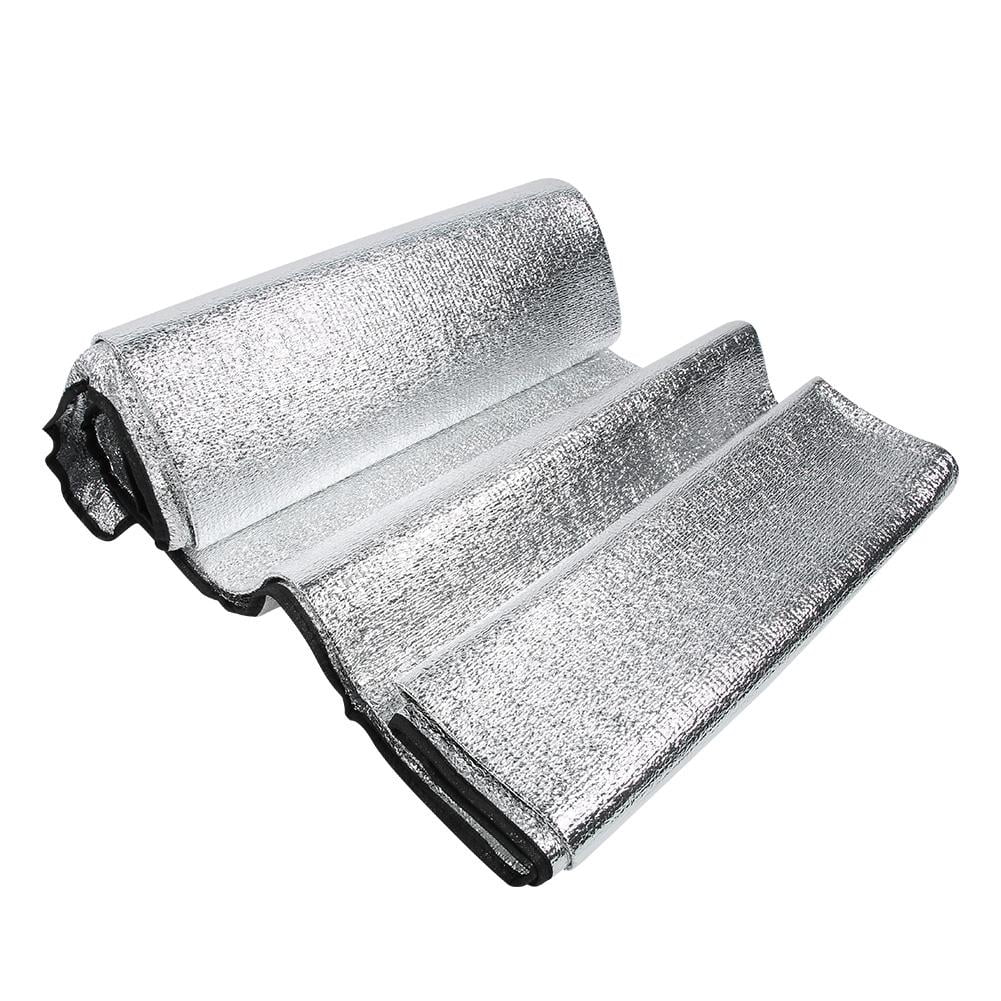 Fosa Camping Mat,Double Sided Foldable Waterproof Aluminum Foil Mat