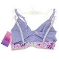 thumbnail image 6 of XOXO Girl's Lightly Cupped Training Bra 2 Pack - Purple & Pink Tie Dye - 30A, 6 of 8