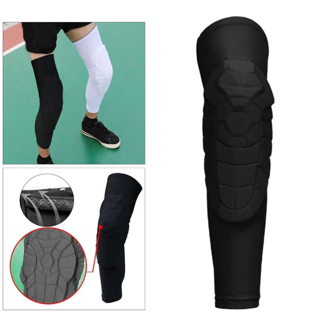 Rodillera antideslizante Perfecl para baile voleibol baloncesto fútbol Negro XXL