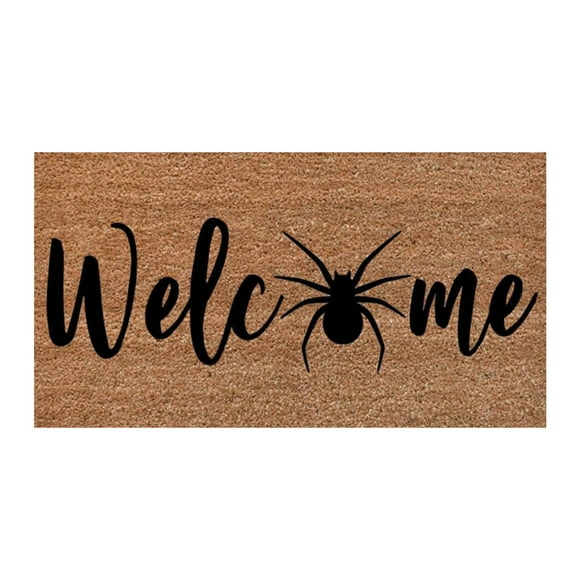 Ratfeit Welcome mat - Front Door Mat Outdoor Entrance in Natural Coir Duty Backing, Outdoor Door Mat for Your Porch Decor