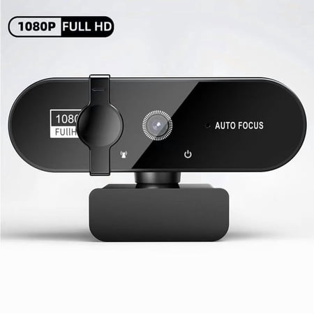 1080P/2K/4K Webcam with Autofocus and Swivel Head, with Microphone, Privacy Cover, For Clear Stereo Audio, Plug and Play USB Web cam for Conferencing and Video
