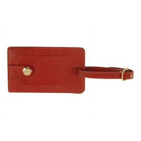 Snap Luggage Tag Travel ID in Genuine Leather