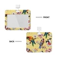 thumbnail image 2 of Bingfone Beautiful Bright Birds And Flowers Card Badge Holder,for Girls Girly Women 4 x 3 Inch Nurses School Identity Cruise Travel Name Tags Cover Protector Case, 2 of 7