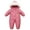 Red-B, variant on Baby Girls Boys Snowsuit Warm Hooded Puffer Coat Jacket Romper for Toddler Warm Jumpsuit Solid Color Warm Windproof Baby Girl Clothes for Toddler Boys 18-24 Months